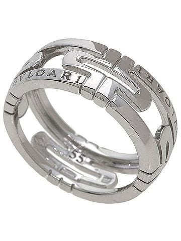 Bvlgari BVLGARI Parentesi Open #55 Ring, 18K White Gold, Women's Ring (view 1)