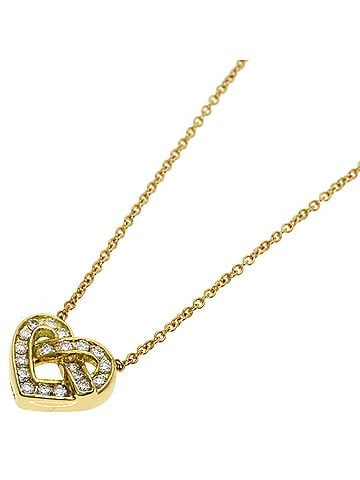 Tiffany & Co. Tiffany &amp; Co. Heart Diamond Necklace, 18K Yellow Gold, Women's. (view 1)