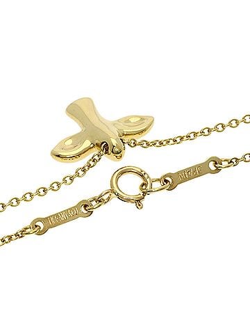 Tiffany & Co. Tiffany &amp; Co. Bird Cross Necklace, 18K Yellow Gold, Women's. (view 2)