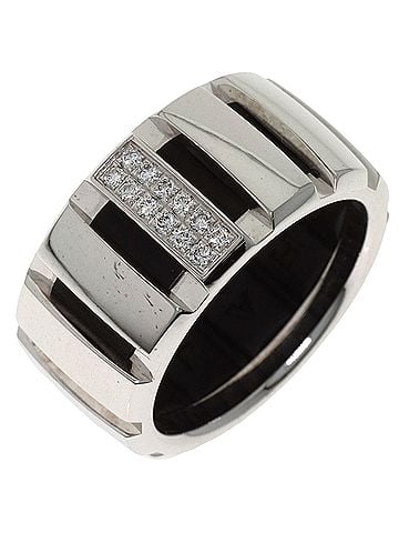 Chaumet Chaumet Class One MM Diamond Ring #52, 18K White Gold, Women's (view 2)