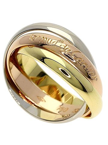 Cartier Cartier Trinity #53 Ring - 18K Yellow Gold/18K Pink White Gold Women's CARTIER (view 1)