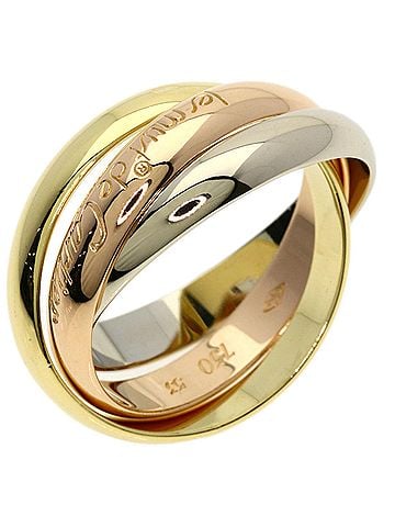 Cartier Cartier Trinity #53 Ring - 18K Yellow Gold/18K Pink White Gold Women's CARTIER (view 2)