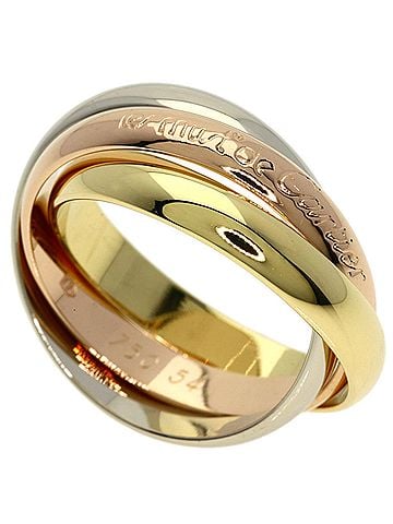 Cartier Cartier Trinity #54 Ring - 18K Yellow Gold/18K Pink White Gold Women's CARTIER (view 1)
