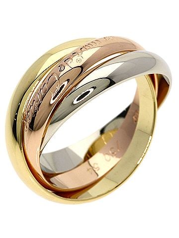Cartier Cartier Trinity #54 Ring - 18K Yellow Gold/18K Pink White Gold Women's CARTIER (view 2)