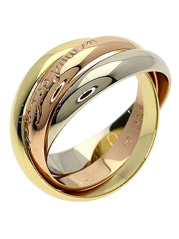 Cartier Cartier Trinity #52 Ring - 18K Yellow Gold/18K Pink White Gold Women's CARTIER (view 2)