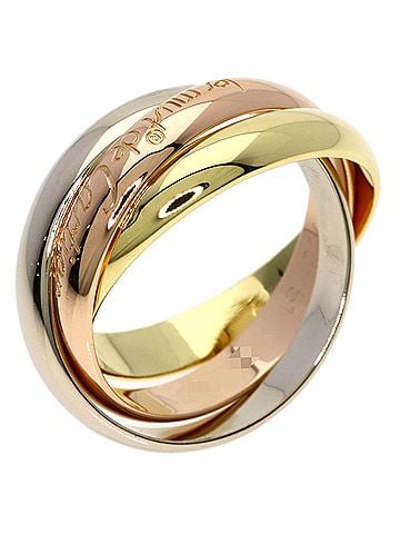 Cartier Cartier Trinity #51 Ring - 18K Yellow Gold/18K Pink White Gold Women's CARTIER (view 2)