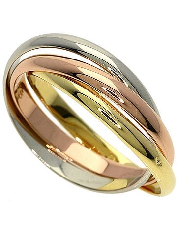 Cartier Cartier Trinity SM #58 Ring, 18K Yellow Gold/18KWG, Women's, CARTIER (view 1)