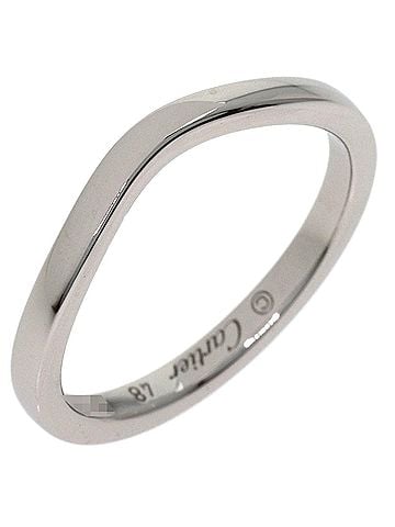 Cartier Cartier Ballerina Wedding Ring #48, Platinum PT950, Women's. (view 2)