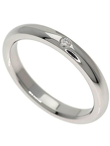 Tiffany & Co. Tiffany &amp; Co. Wedding 1P Diamond Ring, Platinum PT950, Women's Ring. (view 1)
