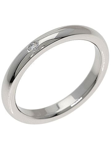 Tiffany & Co. Tiffany &amp; Co. Wedding 1P Diamond Ring, Platinum PT950, Women's Ring. (view 2)