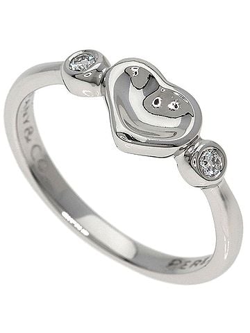 Tiffany & Co. Tiffany &amp; Co. Full Heart 2-Piece Diamond Ring, Platinum PT950, Women's Ring. (view 1)