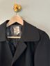 Tulle 60% Wool 40% Viscose 100% Polyester Solid Black Coat Size M - photo 3
