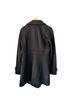 Tulle 60% Wool 40% Viscose 100% Polyester Solid Black Coat Size M - photo 2