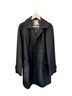Tulle 60% Wool 40% Viscose 100% Polyester Solid Black Coat Size M - photo 1