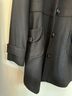 Tulle 60% Wool 40% Viscose 100% Polyester Solid Black Coat Size M - photo 4