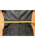 Tulle 60% Wool 40% Viscose 100% Polyester Solid Black Coat Size M - photo 10