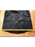 Tulle 60% Wool 40% Viscose 100% Polyester Solid Black Coat Size M - photo 9