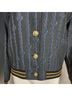3.1 Phillip Lim Camo Black Blue Jacket Size 4 - photo 12