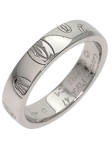 Cartier Cartier Happy Birthday #47 Ring, Platinum PT950, Women's, CARTIER (view 2)