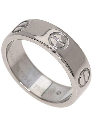 Cartier Cartier Love Ring #50, 18K White Gold, Women's Ring, CARTIER (view 1)