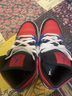 Jordan Red Blue Black White Sneakers Size 4 - photo 4