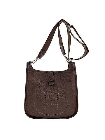 Hermès Hermes Evelyne 3 PM Shoulder Bag with Silver Hardware, Taurillon Leather, Women's (view 1)