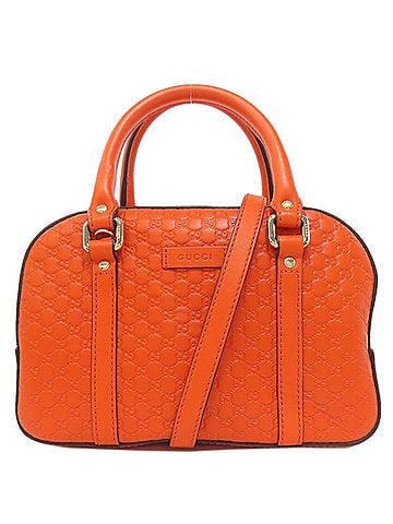 Gucci Gucci 510289 Microssima Outlet 2-Way Handbag in Calfskin Leather for Women (view 1)