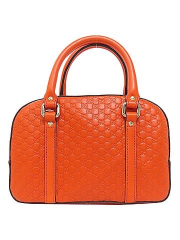 Gucci Gucci 510289 Microssima Outlet 2-Way Handbag in Calfskin Leather for Women (view 2)