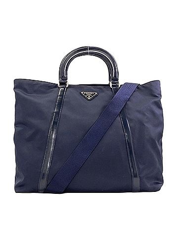 Prada Prada logo hardware 2-way handbag, nylon material, women's. (view 1)
