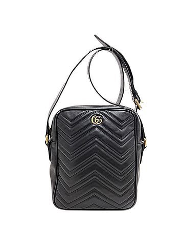 Gucci Gucci 523365 GG Marmont Double G Shoulder Bag, Leather, Women's (view 1)