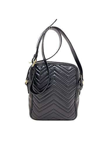 Gucci Gucci 523365 GG Marmont Double G Shoulder Bag, Leather, Women's (view 2)