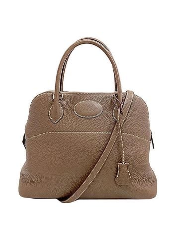 Hermès Hermes Bolide 31 Etoupe Silver Hardware Handbag Taurillon Leather Women's HERMES (view 1)