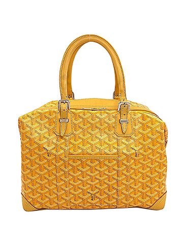 Goyard Goyard Boeing 30 Herringbone Pattern Boston Bag, PVC, Women's GOYARD (view 1)