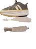 JOY Gray Yellow Sneakers Size 6 - photo 2