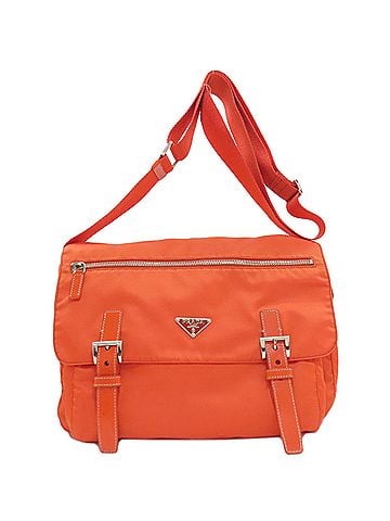 Prada Prada Logo Shoulder Bag, Nylon, Women's PRADA (view 1)