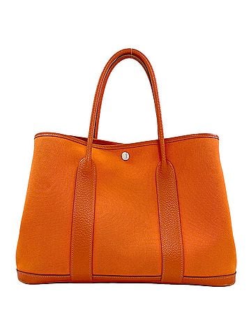 Hermès Hermes Garden Party PM Tote Bag with Silver Hardware, Toile Officier, Women's (view 2)