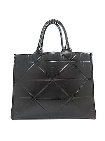 Prada Prada Symbol Topstitched Calfskin Handbag for Women (view 2)