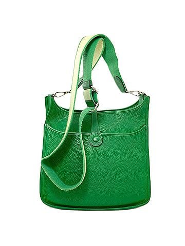 Hermès Hermes Evelyne 3 PM Shoulder Bag with Silver Hardware, Taurillon Clemence Leather, Women's (view 2)