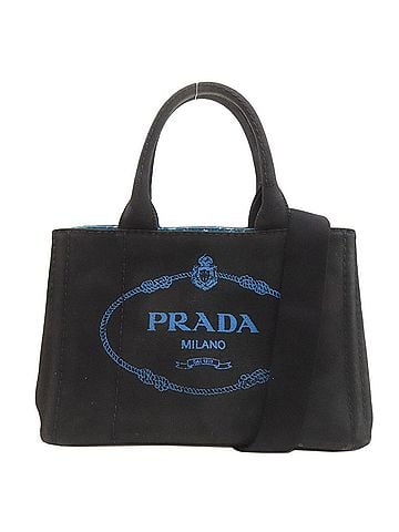 Prada Prada Canapa Mini 2-Way Handbag, Canvas, Women's PRADA (view 1)