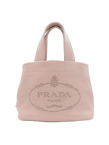 Prada Prada 1BG390 Logo Handbag Calfskin Women's PRADA (view 1)