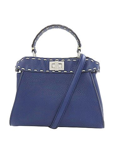 Fendi Fendi Peekaboo Mini Selleria 2-Way Handbag, Calfskin, Women's FENDI (view 1)