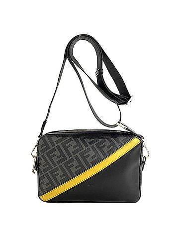 Fendi Fendi Diagonal Camera Case Shoulder Bag Leather/PVC Women's FENDI (view 1)