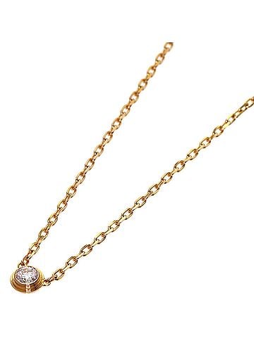 Cartier Cartier Damour Small Model Diamond Necklace 18K Pink Gold Women's CARTIER (view 1)