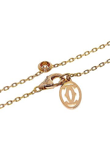 Cartier Cartier Damour Small Model Diamond Necklace 18K Pink Gold Women's CARTIER (view 2)