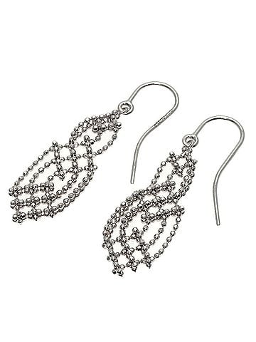 Tiffany & Co. Tiffany &amp; Co. Fringe Hook Earrings, 18K White Gold, Women's. (view 1)
