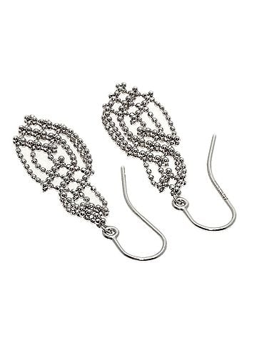 Tiffany & Co. Tiffany &amp; Co. Fringe Hook Earrings, 18K White Gold, Women's. (view 2)