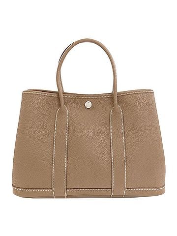 Hermès Hermes Garden Party TPM Etoupe Silver Hardware Handbag Negonda Women's HERMES (view 2)