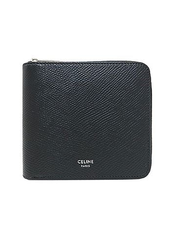 Céline Celine Zip Bifold Bi-fold Wallet, Grained Calfskin, Men's CELINE (view 1)