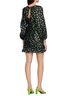 Sandro 100% Polyester Floral Black Green Cocktail Dress Size 8 - photo 2