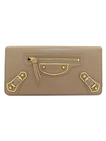 Balenciaga Balenciaga 390184 Classic Metallic Edge Money Long Wallet Leather Women's BALENCIAGA (view 1)